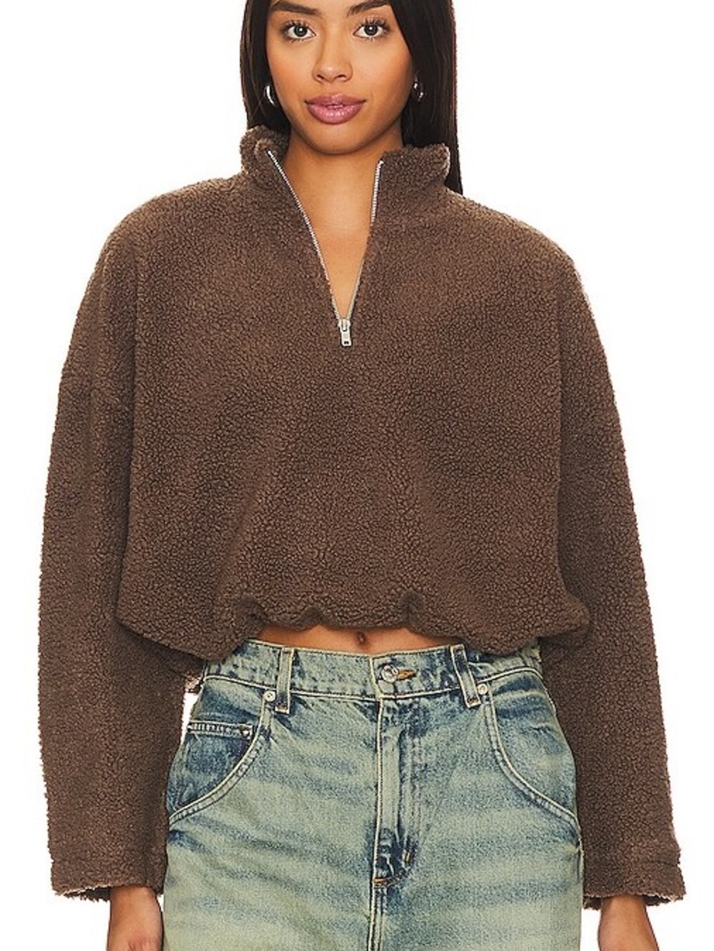 LNA Sherpa half zip pullover